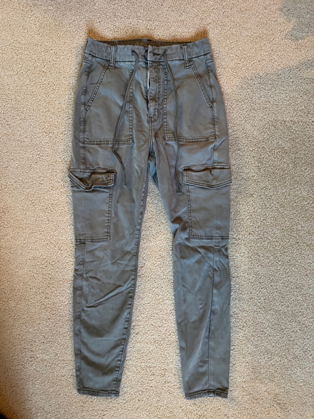 American Eagle Curvy Super High Rise Jeggings 6 short